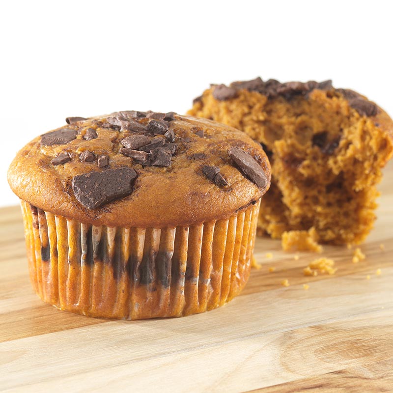 Pumpkin Chocolate Chip Muffin (4 Count)